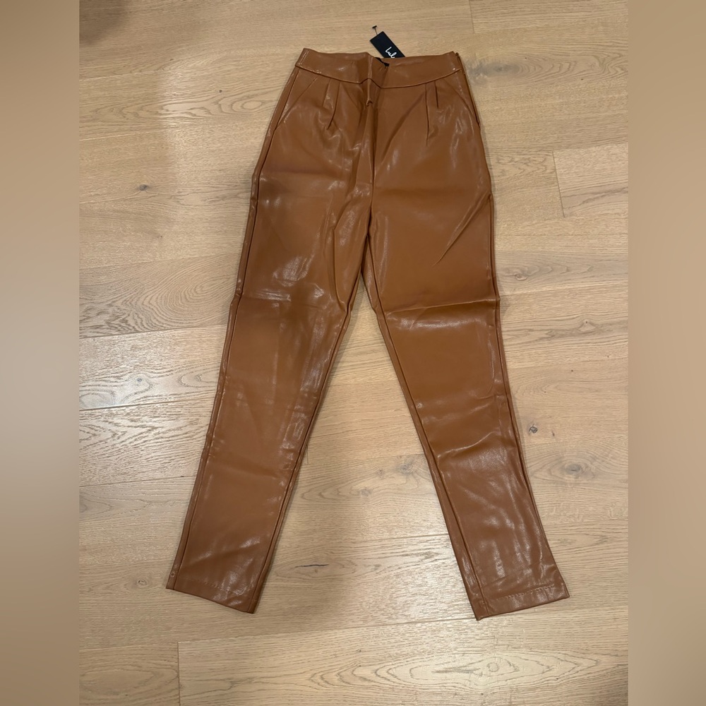Brown Leather Pants